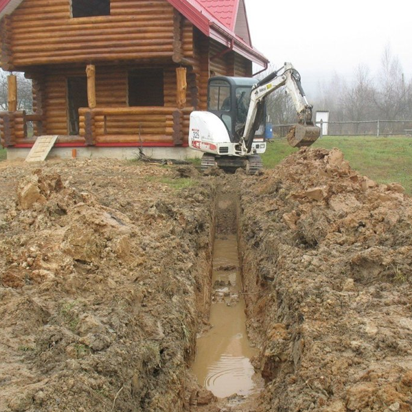 Осушение участка при строительстве частного дома