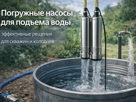 Погружные насосы для подъема воды