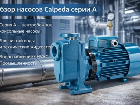 Обзор насосов Calpeda серии A