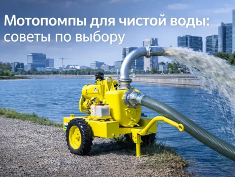 Мотопомпы для чистой воды