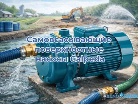 Самовсасывающие поверхностные насосы Calpeda